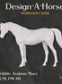 Design-A-Horse FCM Pebble Arabian Mare February Release DAH26 PM191