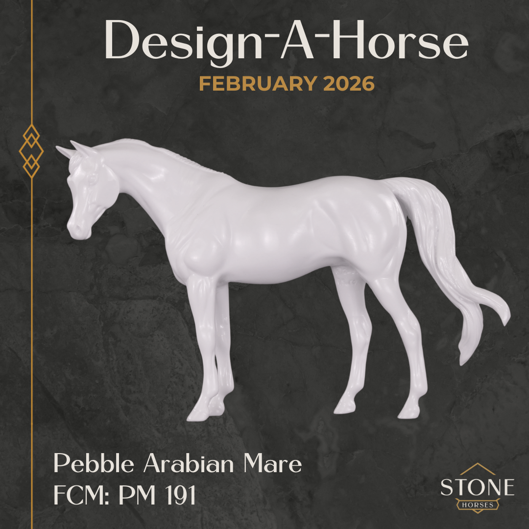 Design-A-Horse FCM Pebble Arabian Mare February Release DAH26 PM191
