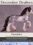 Dunshire OOAK EFCM Trotting Drafter by Kristen Cermele GS1225
