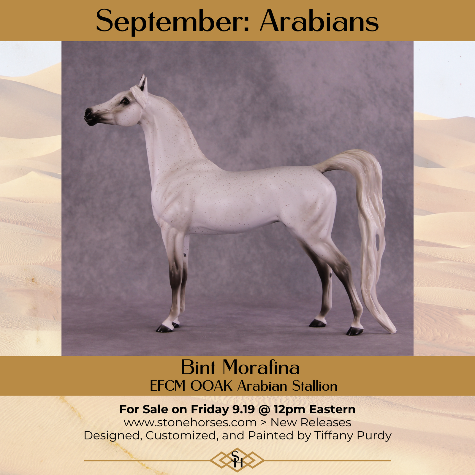 Bint Morafina OOAK EFCM Arabian by Tiffany Purdy GS925