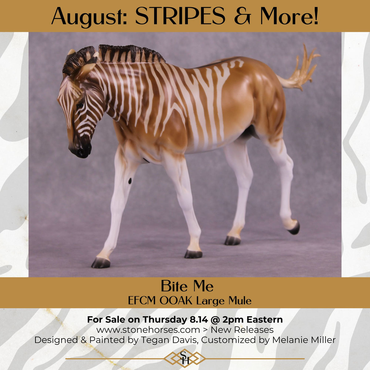 Bite Me OOAK EFCM Large Mule by Tegan Davis GS825