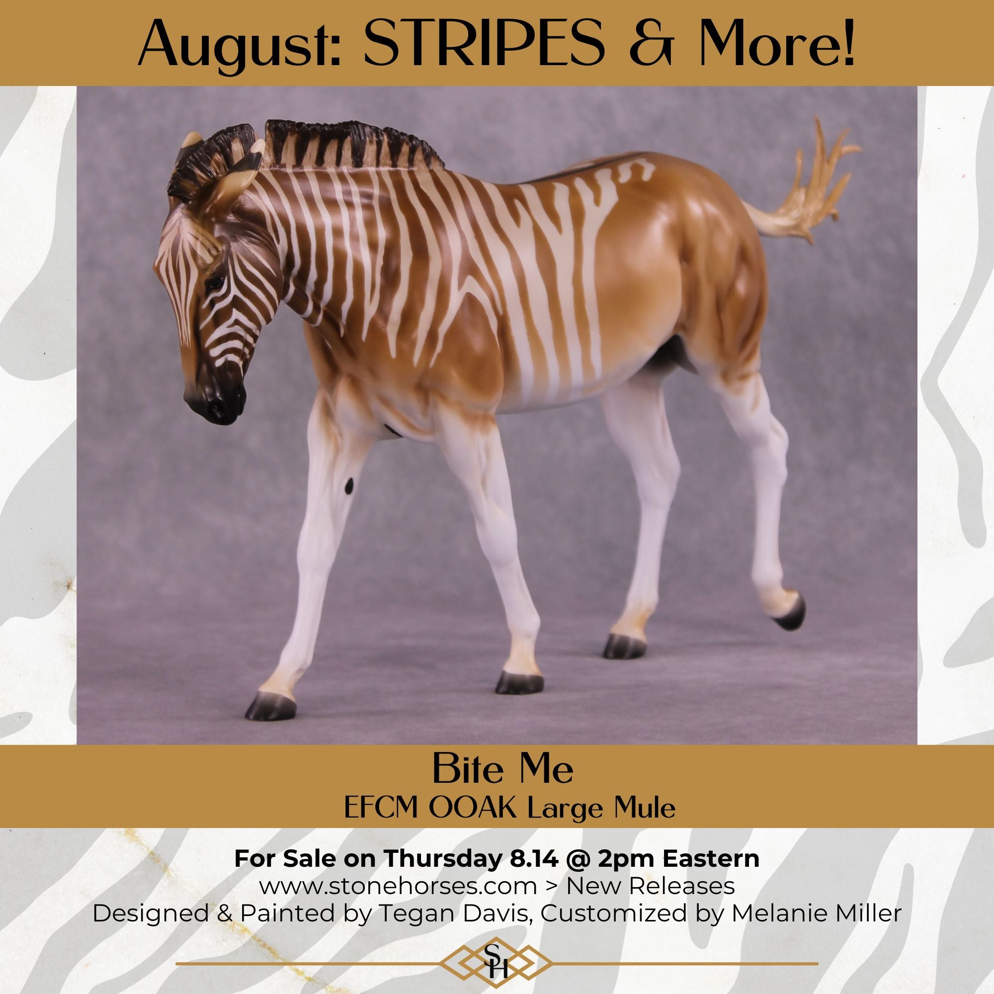 Bite Me OOAK EFCM Large Mule by Tegan Davis GS825