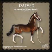 Patser OOAK EFCM Saddlebred by Tiffany Purdy MM26