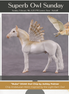 "Bubo" Secret Surprise Chip Drop: Superb Owl Sunday OOAK Deco Custom Andalusian Chip By Ashley Palmer