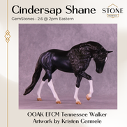 Cindersap Shane OOAK EFCM Tennessee Walker by Kristen Cermele GS26