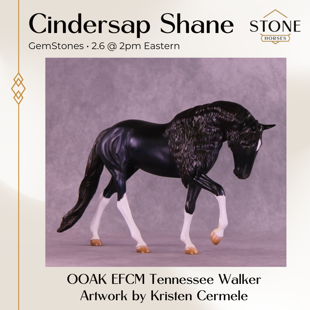 Cindersap Shane OOAK EFCM Tennessee Walker by Kristen Cermele GS26