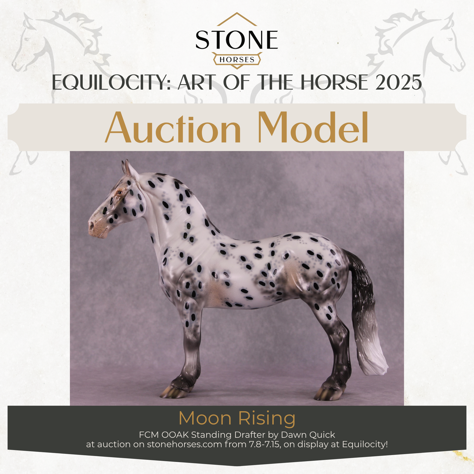 "Moon Rising" OOAK FCM Standing Drafter by Dawn Quick Auction EQ25 07/15/25