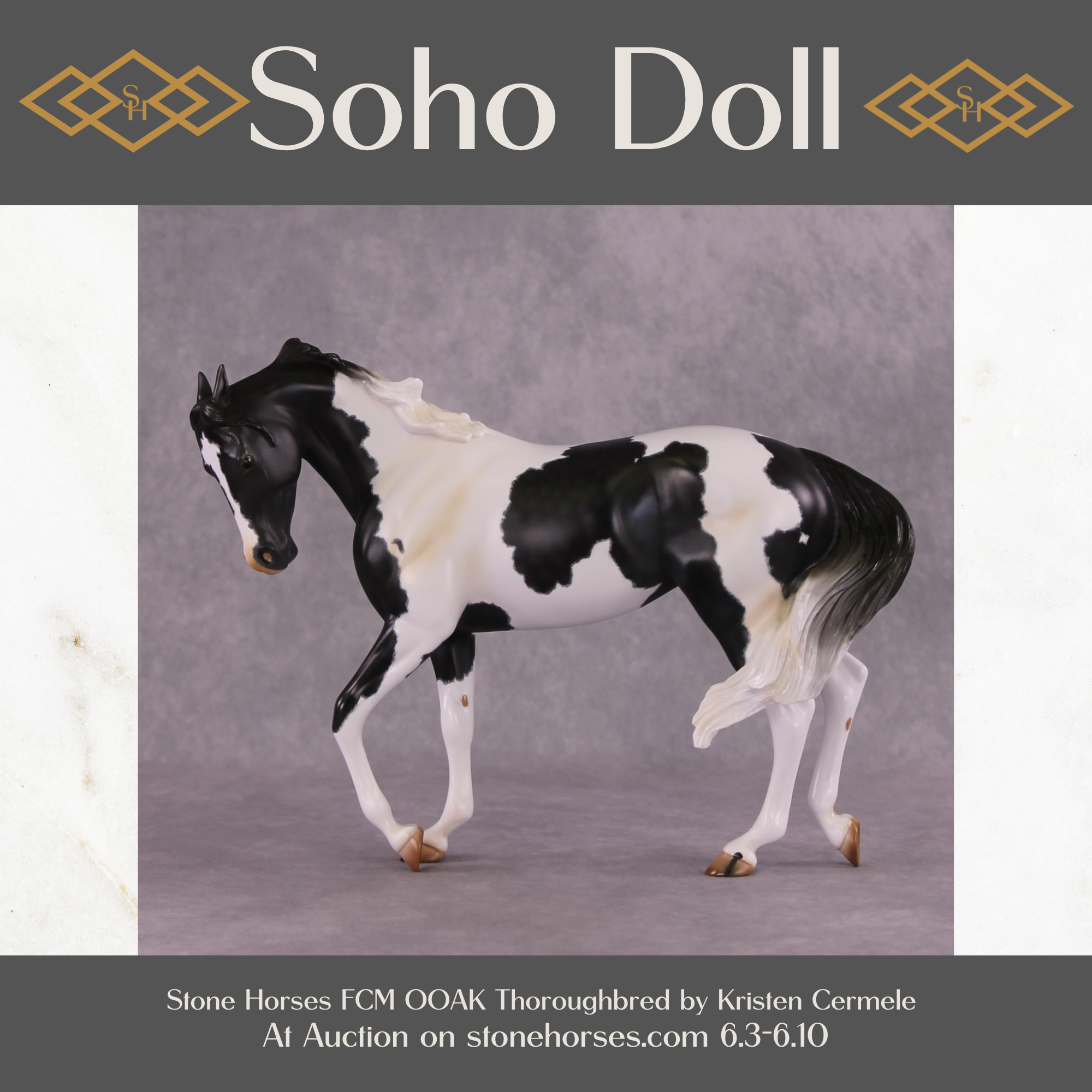 "Soho Doll" OOAK FCM Thoroughbred By Kristen Cermele Best Offer 6/10/25