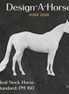 Design-A-Horse Ideal Stock Horse June Release DAH26 PM160