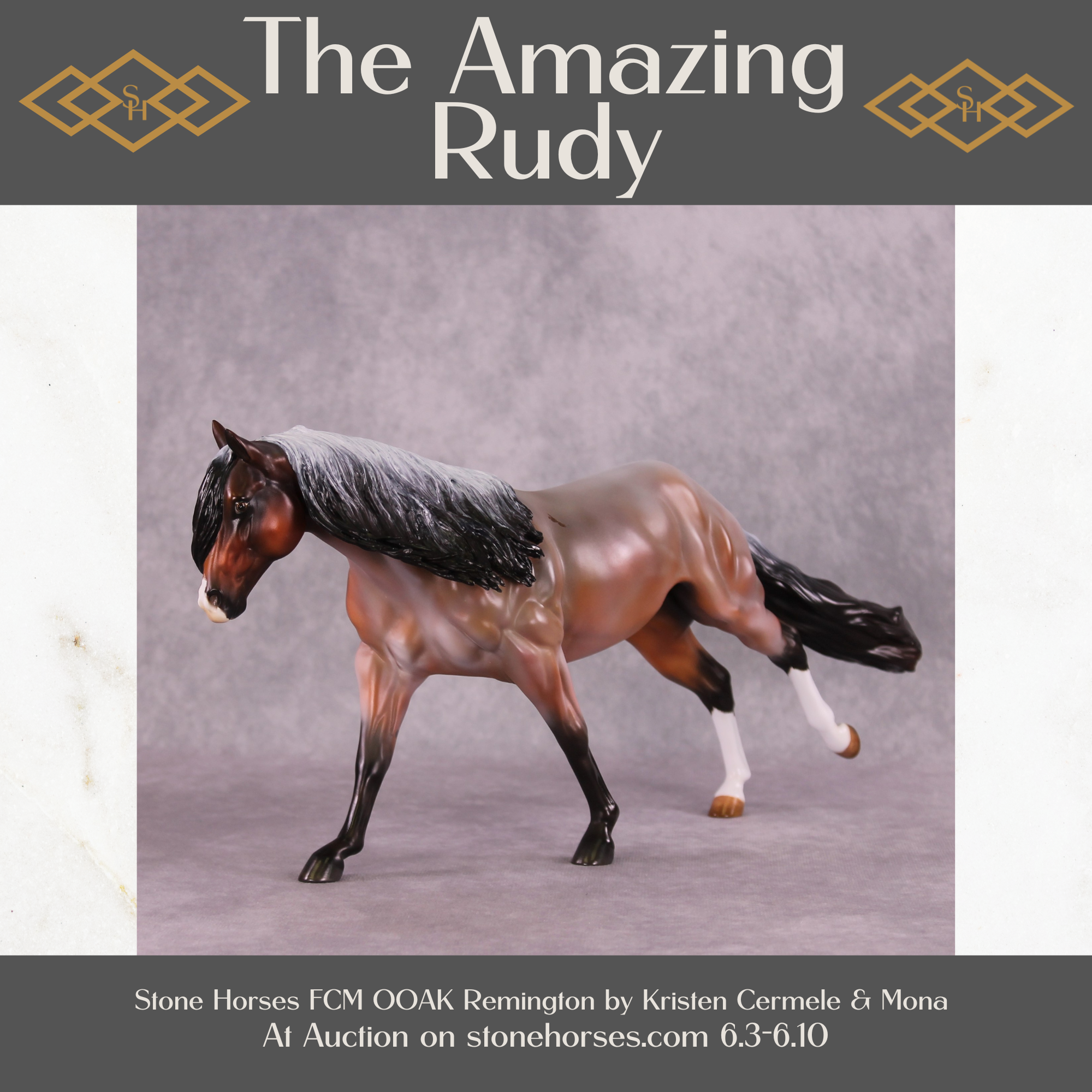 "The Amazing Rudy" OOAK FCM Remington By Kristen Cermele Best Offer 6/10/25