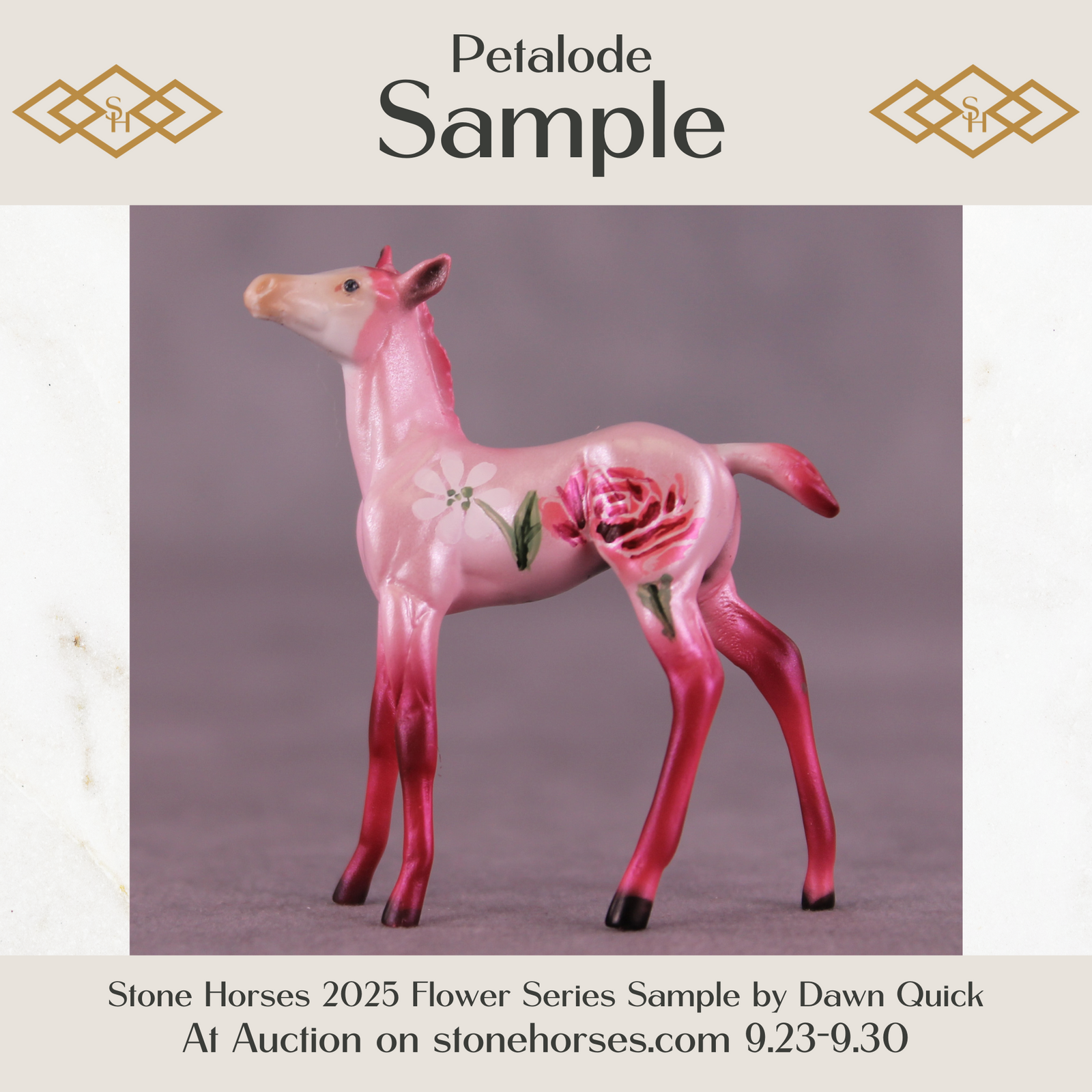 Petalode Sample Chip Foal by Dawn Quick SS925
