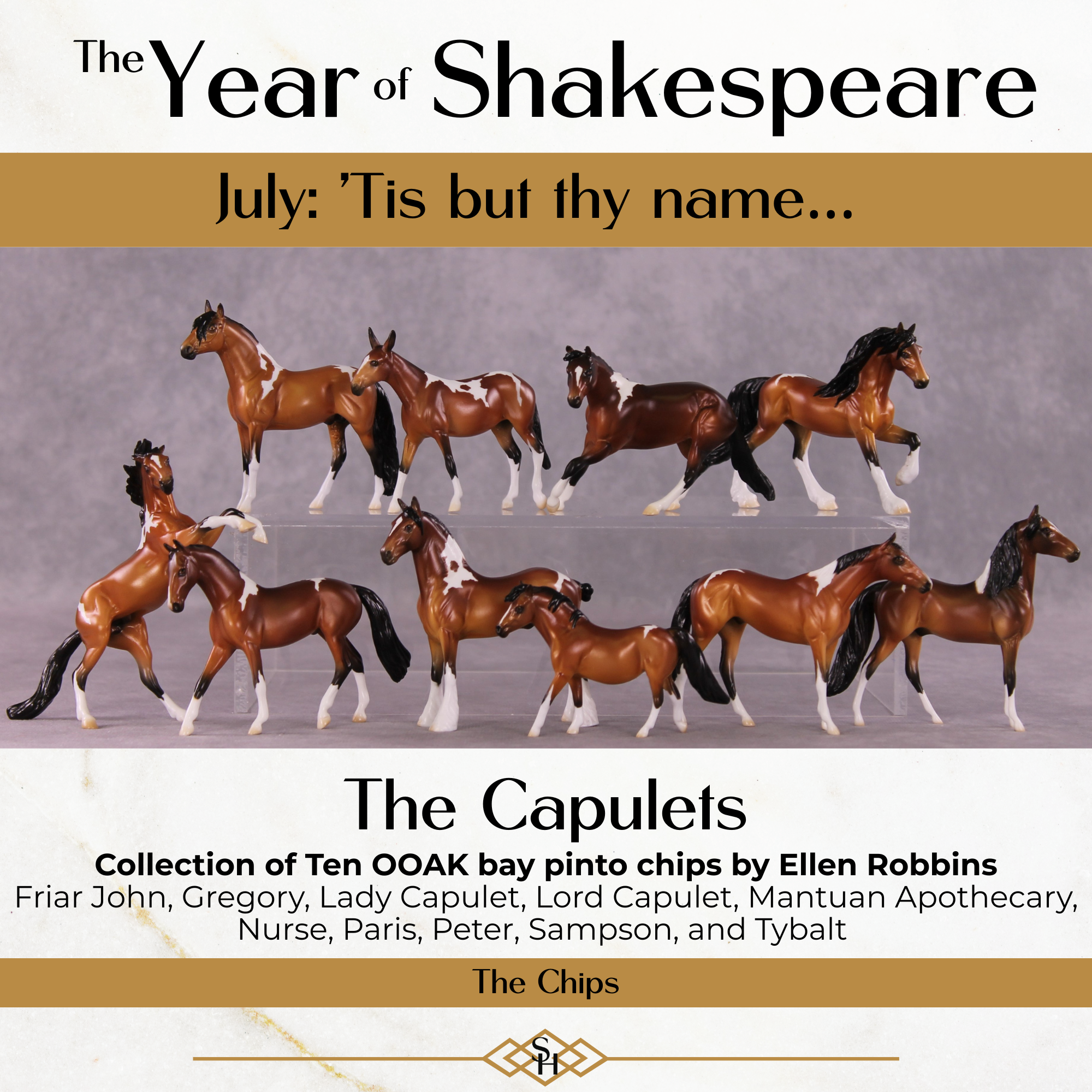 The Capulets OOAK Blind Bag Chips By Ellen Robbins CL25