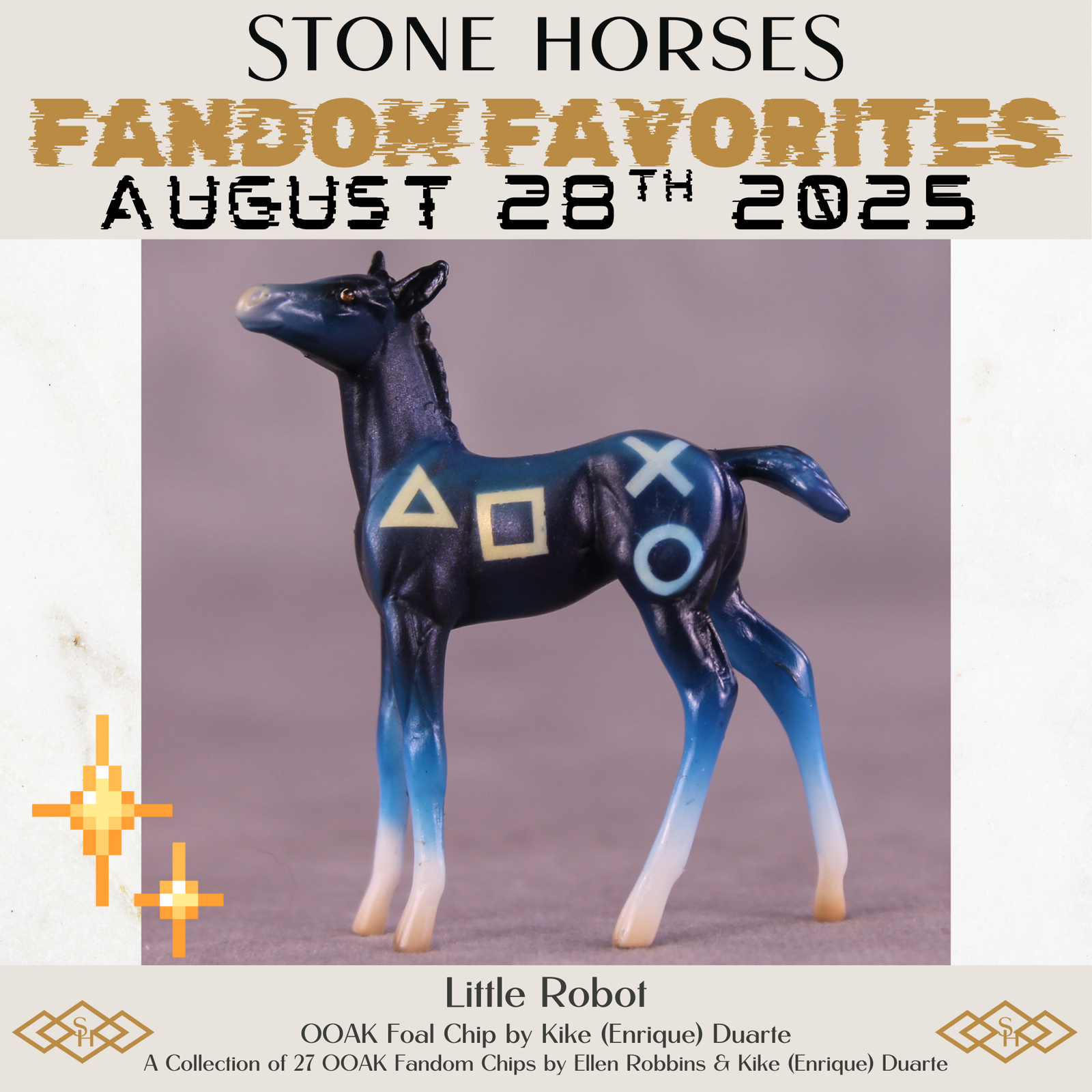 Little Robot OOAK Chip Foal by Kike (Enrique) Duarte SCD25