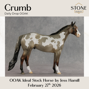 Crumb OOAK Ideal Stock Horse by Jess Hamill DDOOAKs26