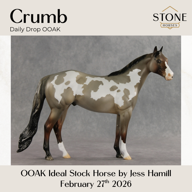 Crumb OOAK Ideal Stock Horse by Jess Hamill DDOOAKs26