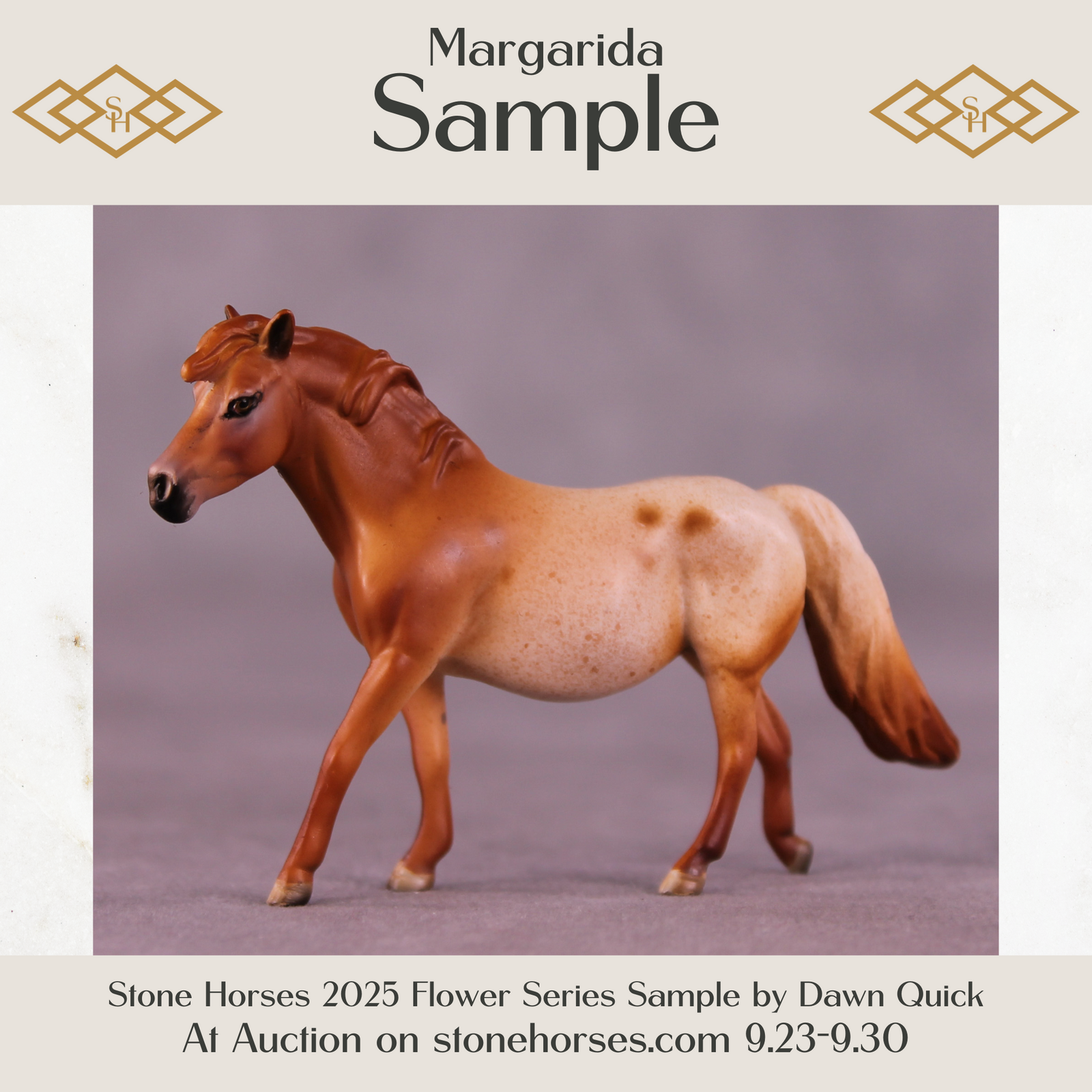 Margarida Sample Chip Pony by Dawn Quick SS925
