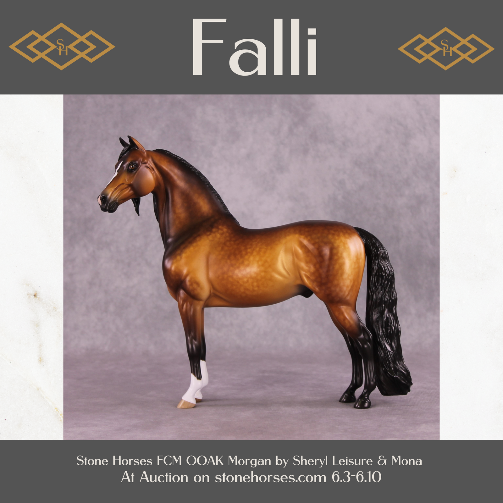 "Falli" OOAK Morgan Stallion by Sheryl Leisure Best Offer 6/10/25