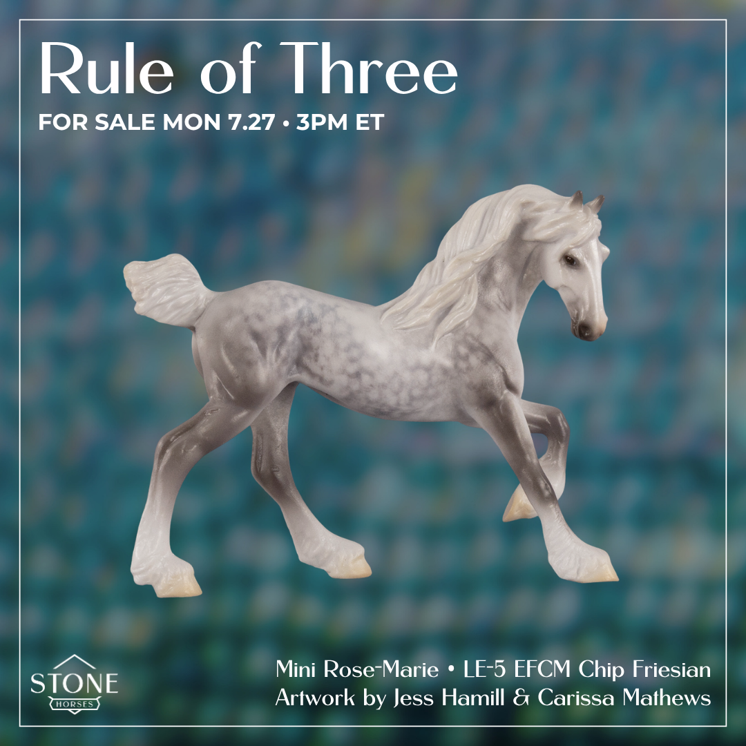 Mini Rose-Marie LE-5 EFCM Chip Friesian by Jess Hamill & Carissa Mathews Ro326