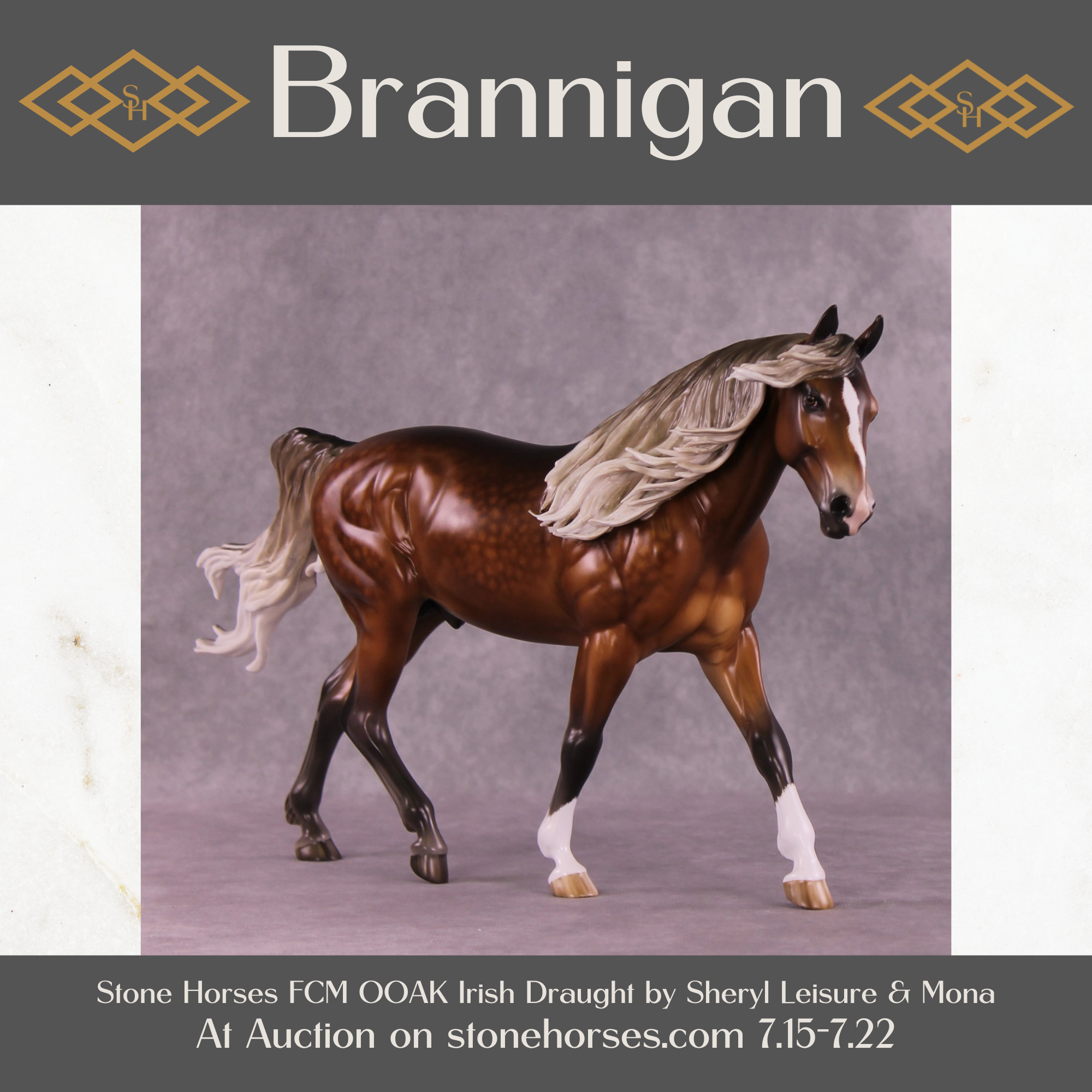 Brannigan OOAK FCM Irish Draught by Sheryl Leisure &amp; Mona Best Offer 07/22/25