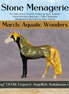 "King" OOAK Glossy Emperor Angelfish Inspired Andalusian Chip by Jess Hamill