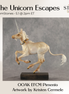 The Unicorn Escapes OOAK EFCM Pimento by Kristen Cermele GS26