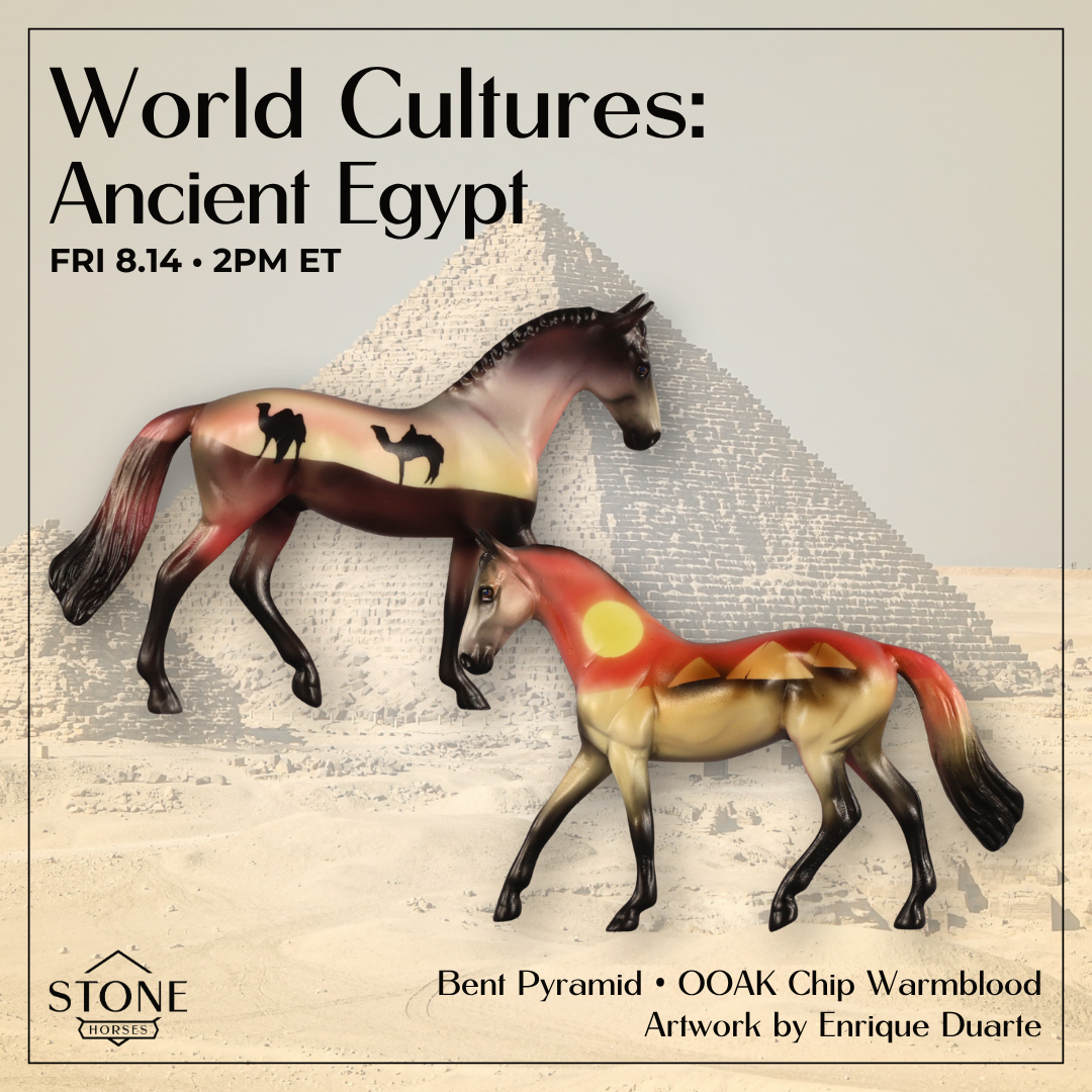 Bent Pyramid OOAK Chip Warmblood by Enrique Duarte WC26