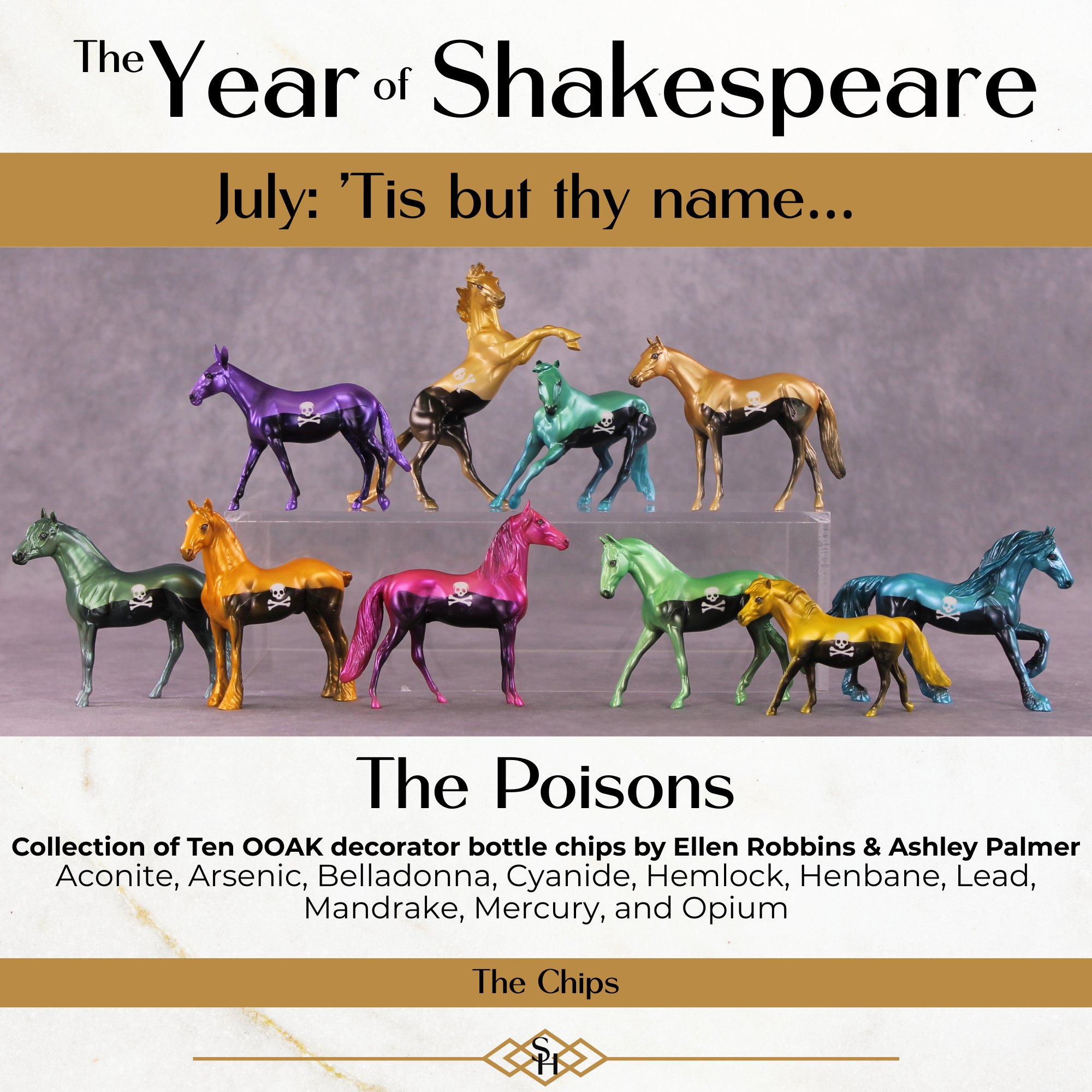 The Poisons OOAK Blind Bag Chips By Ellen Robbins &amp; Ashley Palmer CL25