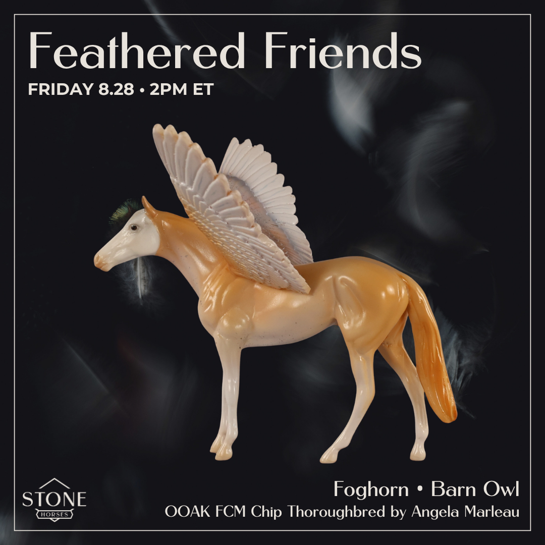 Foghorn OOAK FCM Chip Thoroughbred by Angela Marleau FTF26