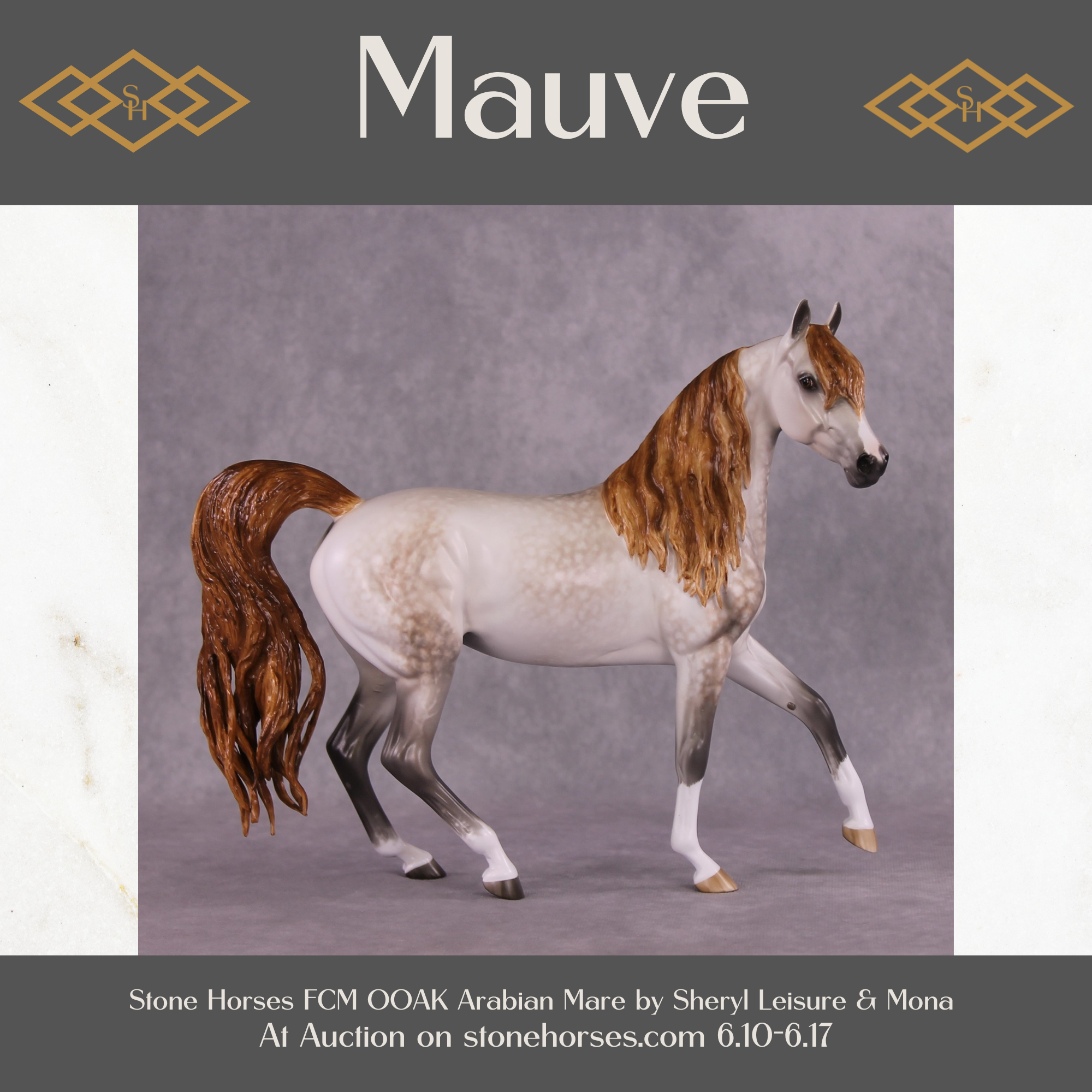 "Mauve" OOAK FCM Arab Mare by Sheryl Leisure Best Offer 6/18/25