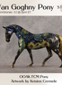 Van Goghny Pony OOAK FCM Pony by Kristen Cermele GS26