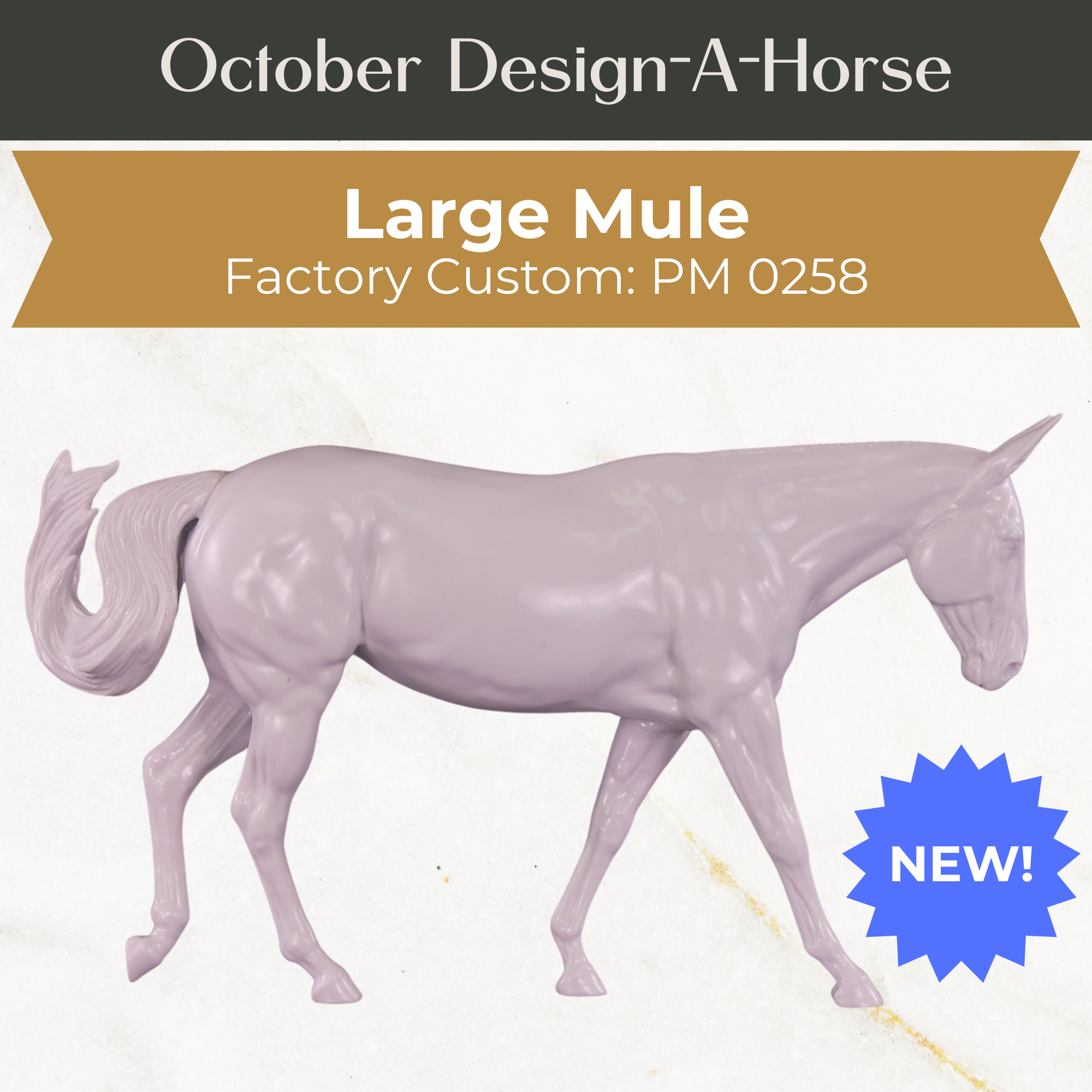 Design-A-Horse FCM Large Mule October Release DAH25 PM0258