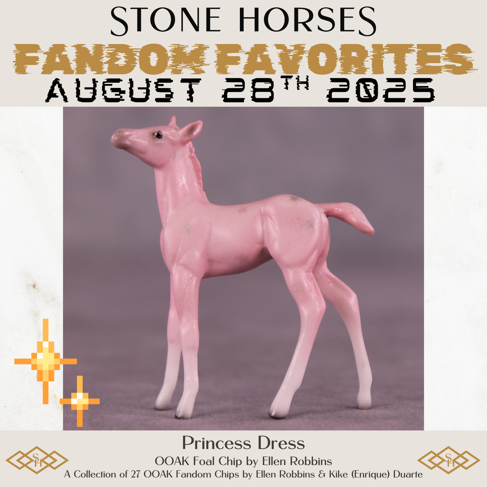 Princess Dress OOAK Chip Foal by Ellen Robbins SCD25