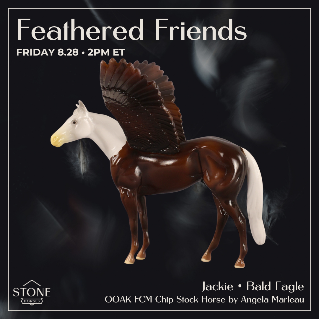 Jackie OOAK FCM Chip Stock Horse by Angela Marleau FTF26