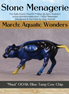 "Maui" OOAK Glossy Blue Tang Fish Inspired Calf Chip by Jess Hamill