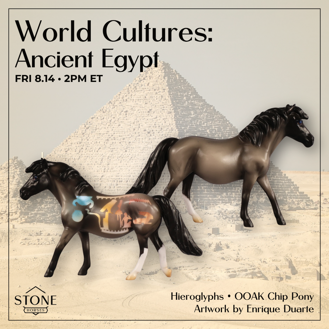 Hieroglyphs OOAK Chip Pony by Enrique Duarte WC26