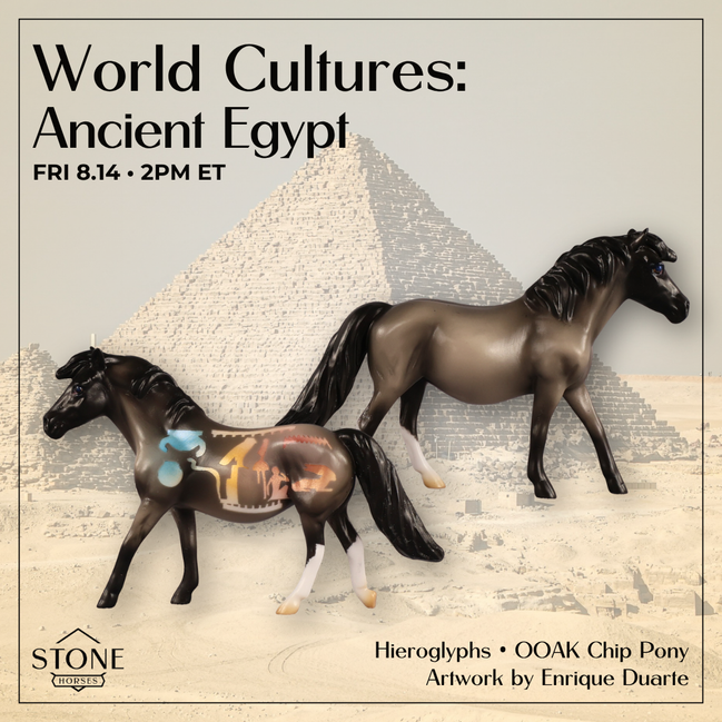 Hieroglyphs OOAK Chip Pony by Enrique Duarte WC26
