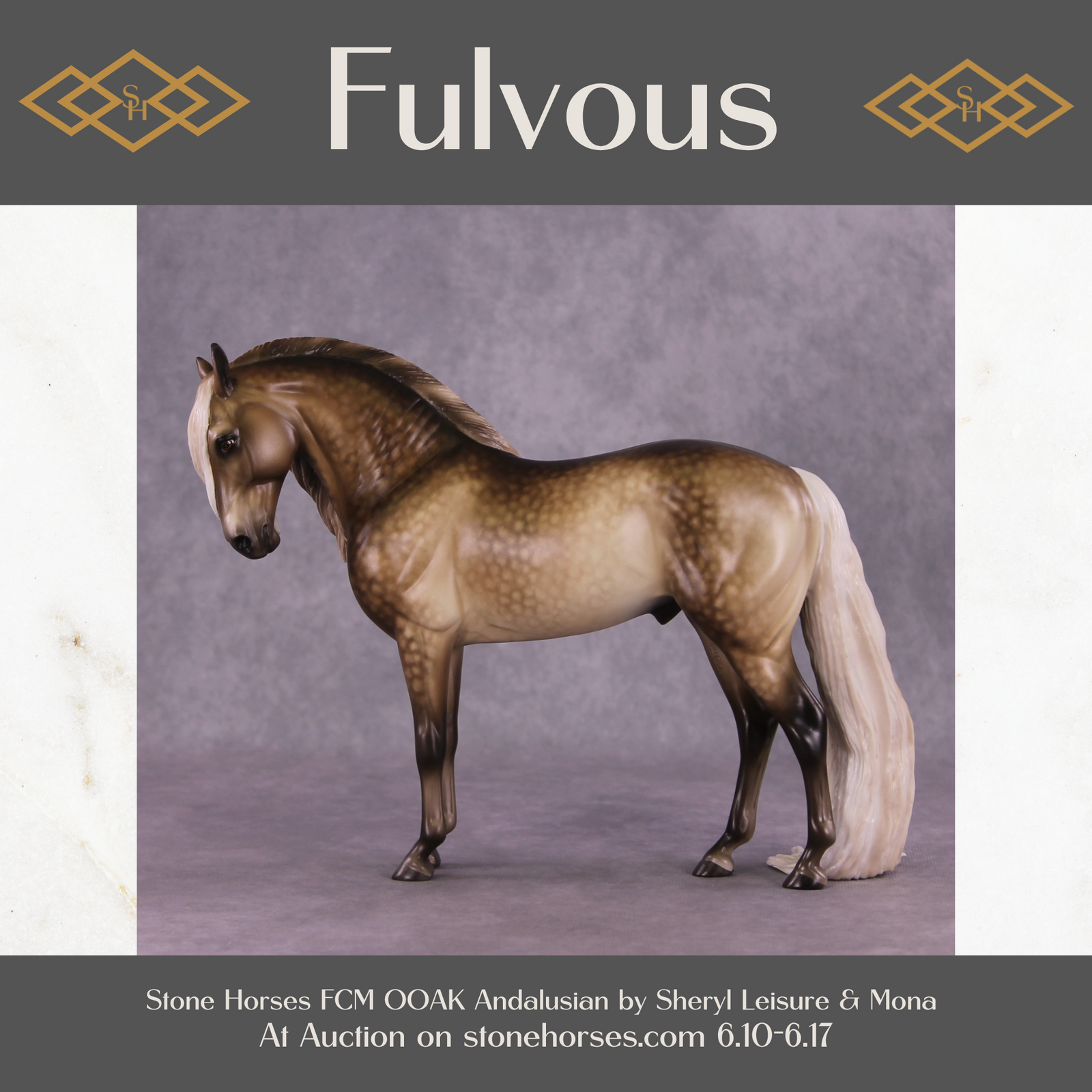 "Fulvous" OOAK FCM Andalusian by Sheryl Leisure Best Offer 6/18/25