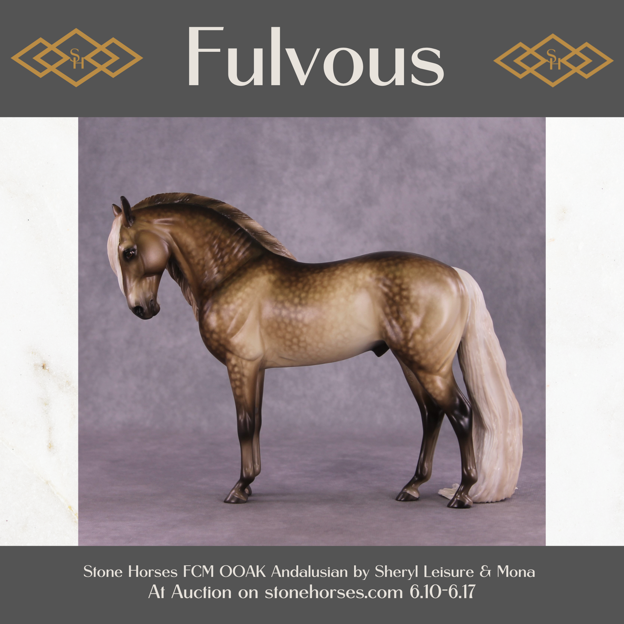 "Fulvous" OOAK FCM Andalusian by Sheryl Leisure Best Offer 6/18/25