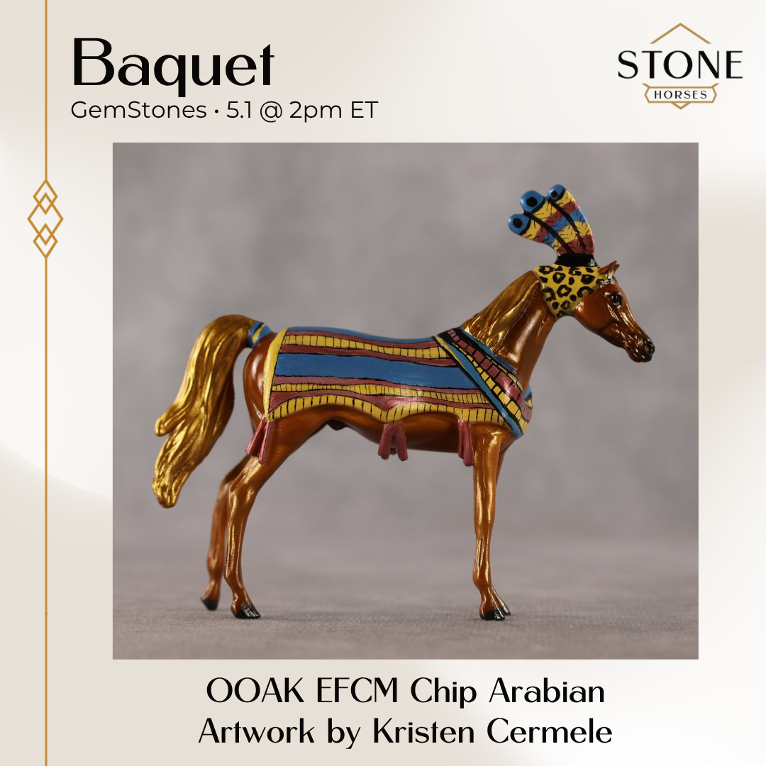 Baquet OOAK EFCM Chip Arabian by Kristen Cermele GS26
