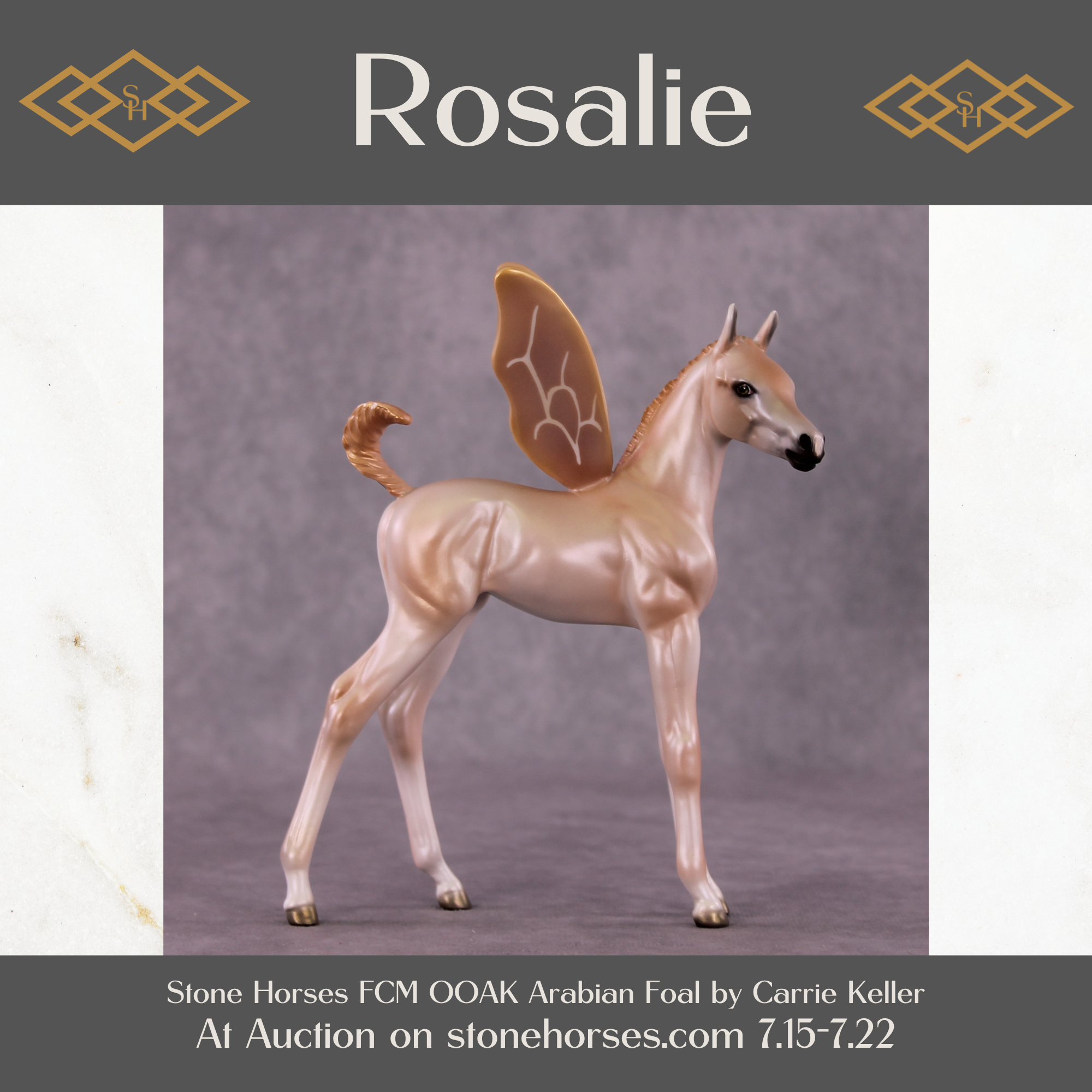 Rosalie OOAK FCM Arabian Foal by Carrie Keller Best Offer 07/22/25