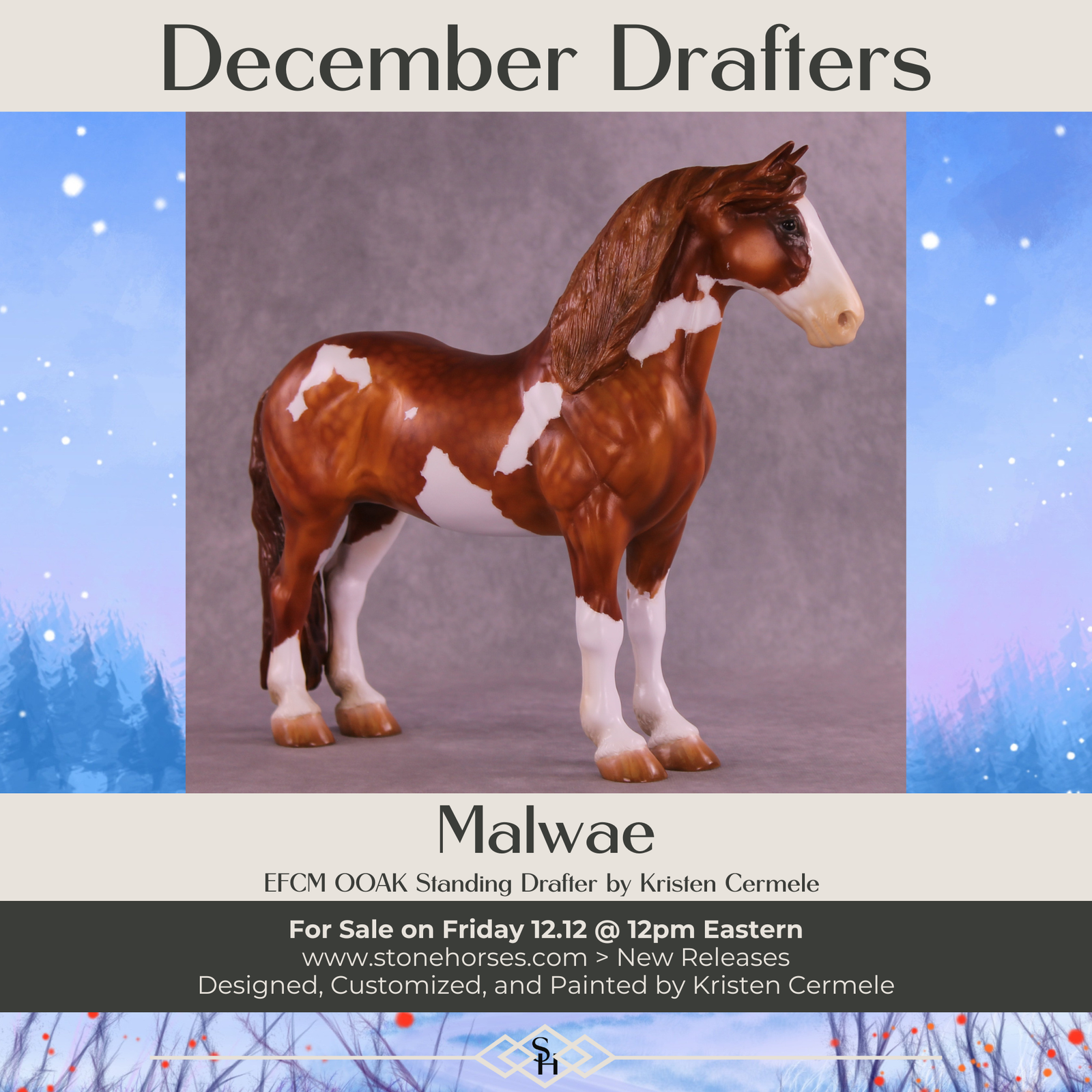 Malwae OOAK EFCM Standing Drafter by Kristen Cermele GS1225