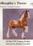 Willoughby's Theme OOAK FCM Trotting Drafter by Kristen Cermele GS26