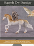 "Lucarin" Secret Surprise Chip Drop: Superb Owl Sunday OOAK Deco Custom Friesian Chip By Ashley Palmer
