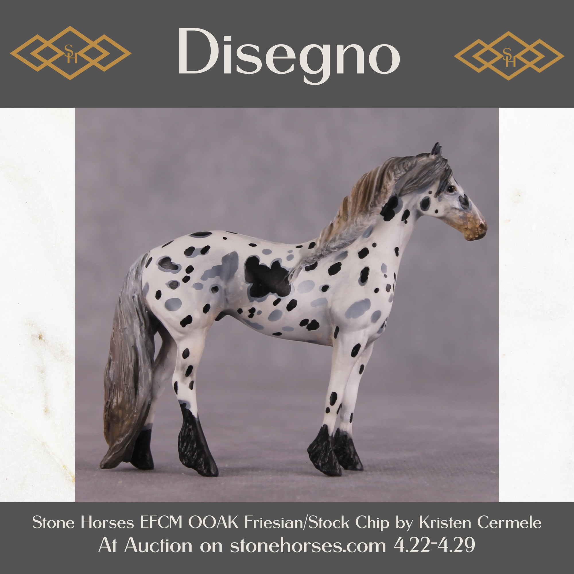 "Disengo" EFCM Stock/Friesian Chip By Kristen Cermele