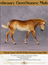 "Purdy Sassy" OOAK Custom Chestnut W/ Pinned Ears Mule By Tiffany Purdy - GemStone Series