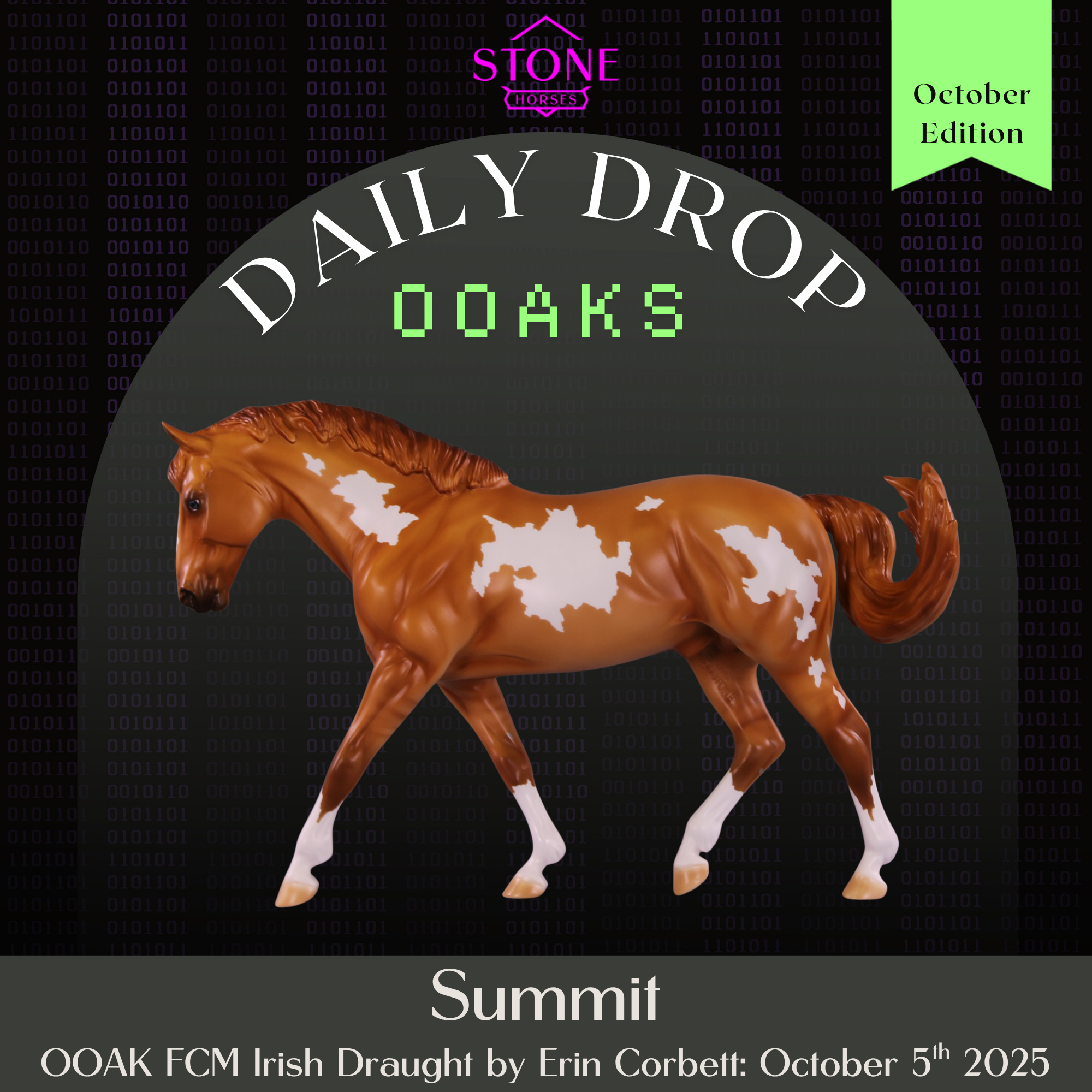 Summit OOAK FCM Irish Draught by Erin Corbett DDOOAKs25