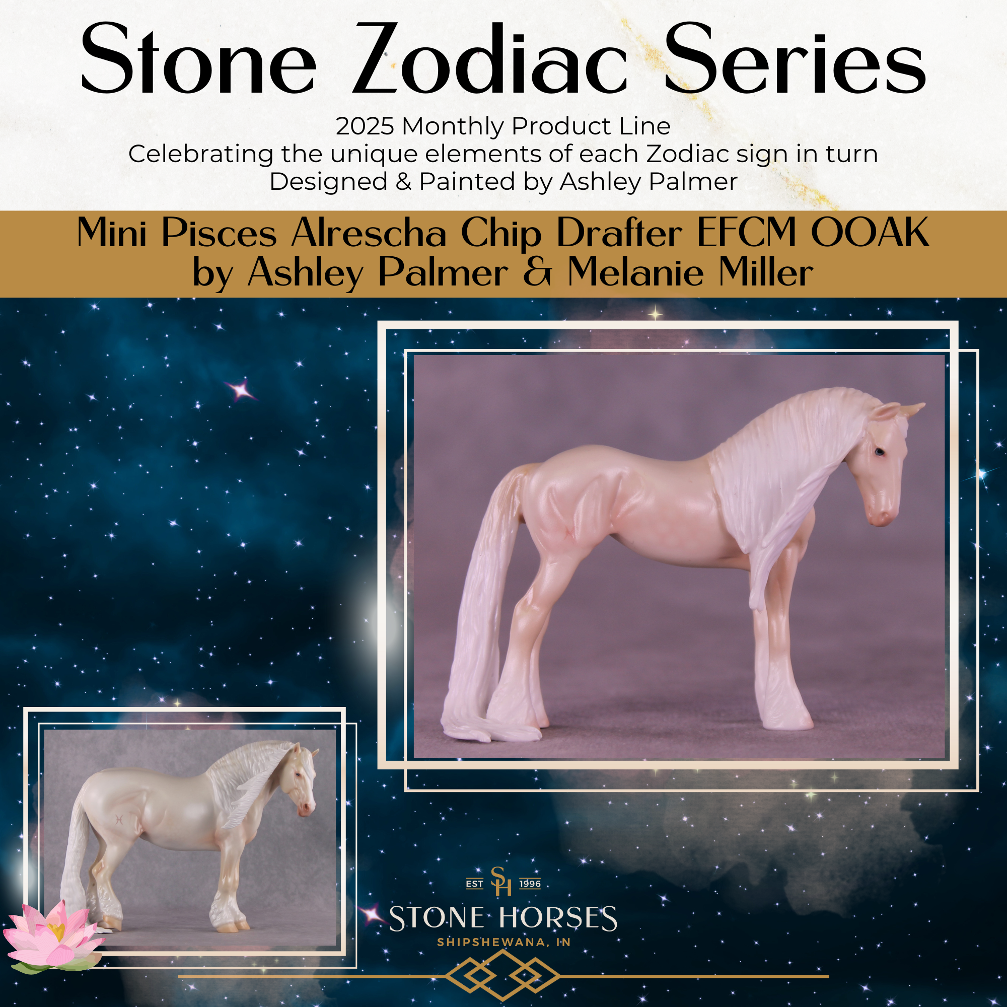 Mini Alrescha OOAK EFCM Chip Standing Drafter by Ashley Palmer &amp; Melanie Miller SCD26