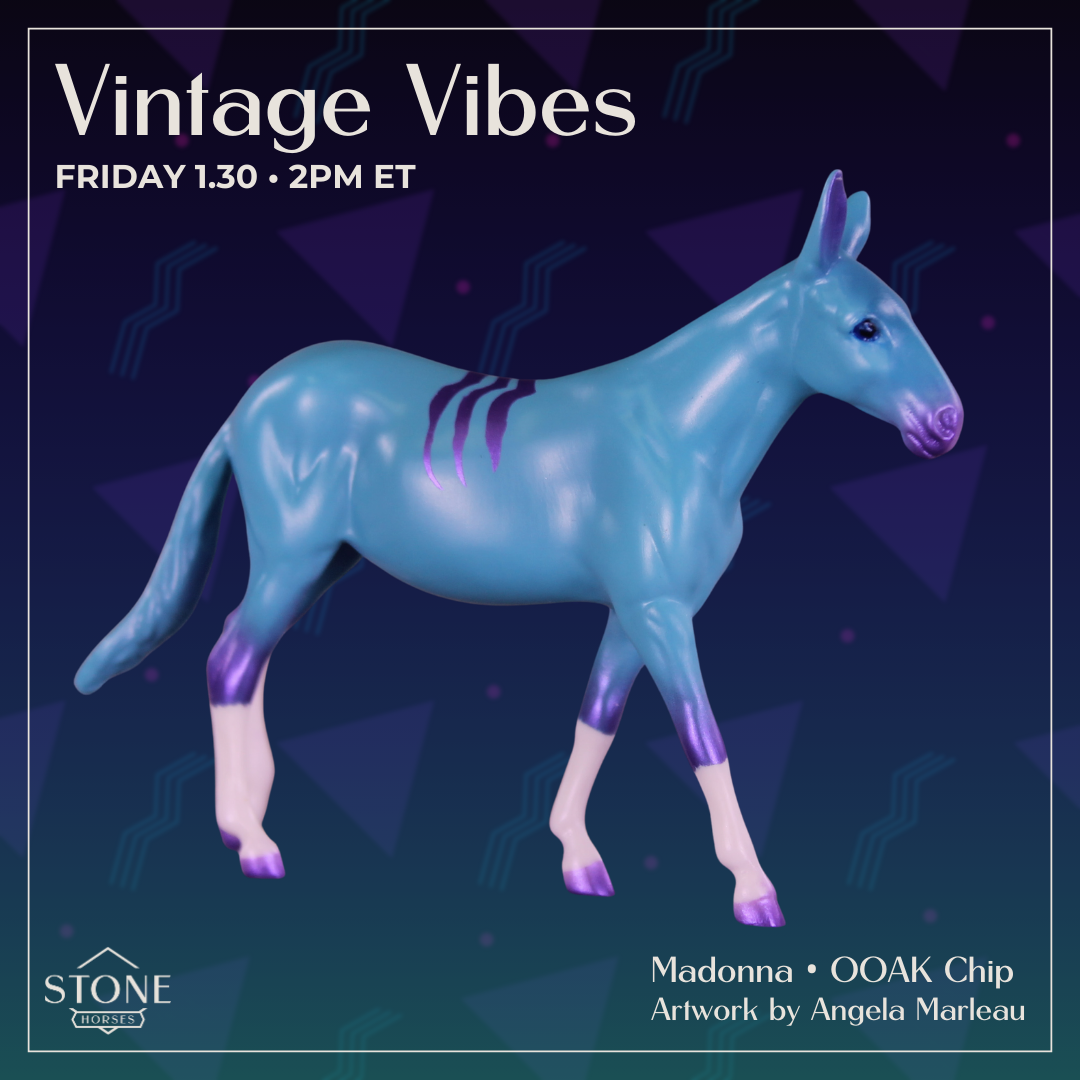 Madonna OOAK Chip Mule by Angela Marleau VTV26