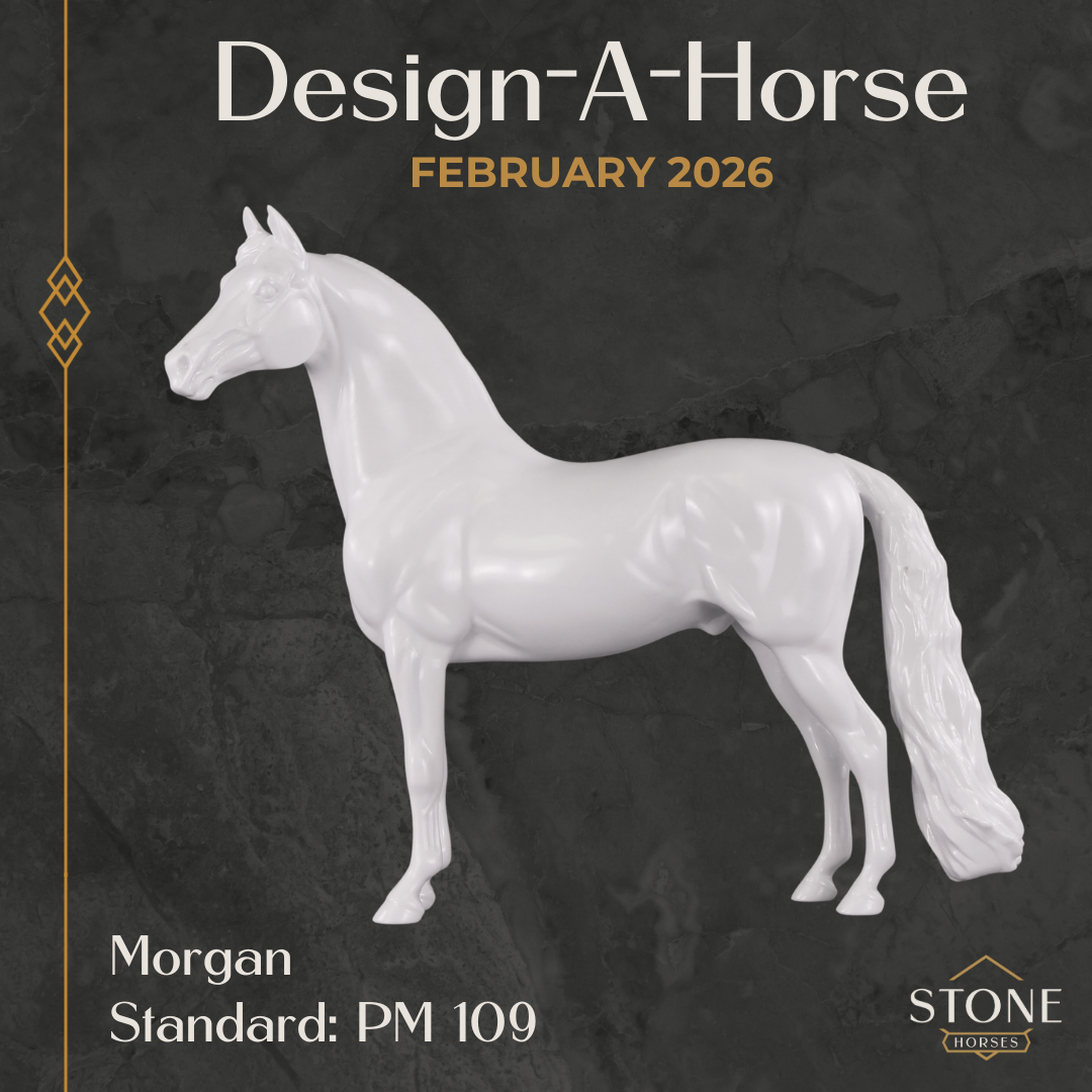 Design-A-Horse Stone Morgan Stallion PM109 - February release 2026