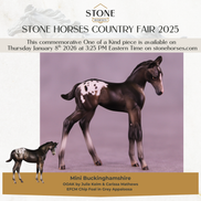 Mini Buckinghamshire OOAK EFCM Chip Foal by Julie Keim & Carissa Matthews SCD26